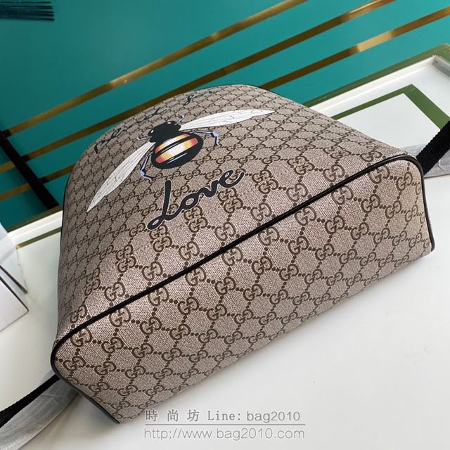 Gucci古馳包包 G家新款雙肩包 419584 古奇蜜蜂刺繡男士雙肩背包 gdj1420